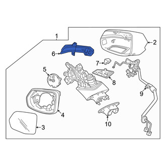 Acura OE - Front Left Turn Signal Light Assembly