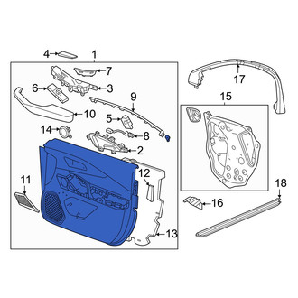 Acura OE - Front Left Outer Door Outer Panel