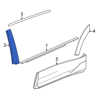 Acura OE - Rear Left Door Applique