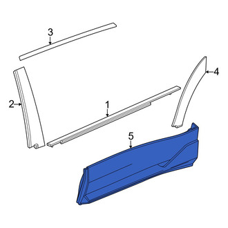 Acura OE - Rear Left Door Molding