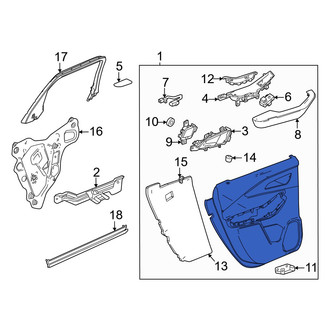 Acura OE - Front Right Outer Door Outer Panel