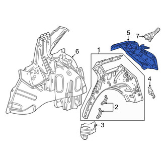 Acura OE - Rear Left Body D-Pillar