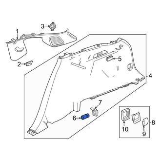 Acura OE - Rear Left 12 Volt Accessory Power Outlet