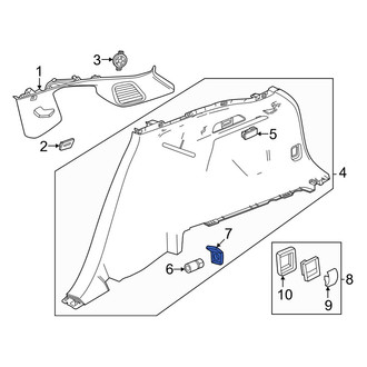 Acura OE - Rear Left 12 Volt Accessory Power Outlet