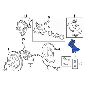 Acura OE - Rear Disc Brake Caliper Bracket