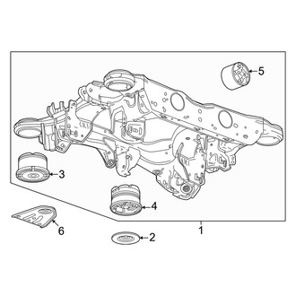 Acura OE - Rear Suspension - Suspension Mounting