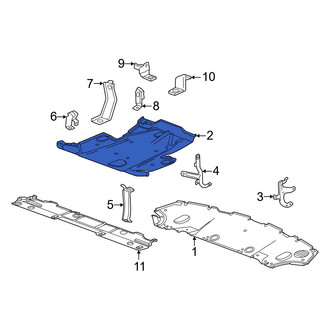 Acura OE - Rear Floor Pan Splash Shield