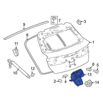 Acura OE - Rear Liftgate Latch