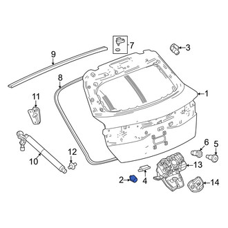 Acura OE - Rear Liftgate Stop Bumper
