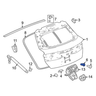 Acura OE - License Plate Bracket Nut