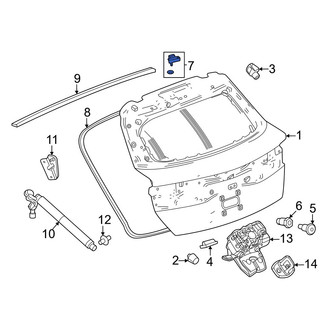 Acura OE - Rear Left Liftgate Hinge
