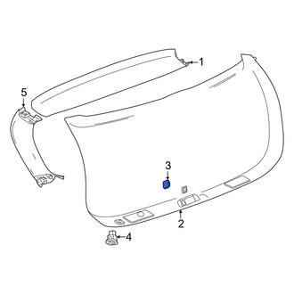 Acura OE - Liftgate Trim Cap