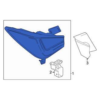 Acura OE - Rear Left Tail Light Assembly