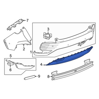 Acura OE - Rear Lower Bumper Cover