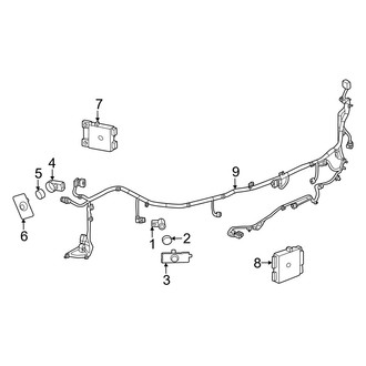 Acura OE - Rear Bumper - Electrical Components