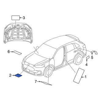 Acura OE - A/C System Information Label