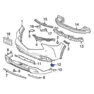 Acura OE - Front Left Jack Plug Cover