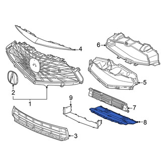 Acura OE - Front Radiator Support Splash Shield
