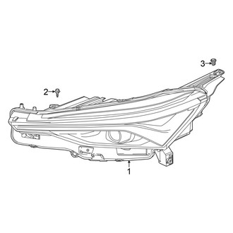 Acura OE - Front Lamps - Headlamp Components