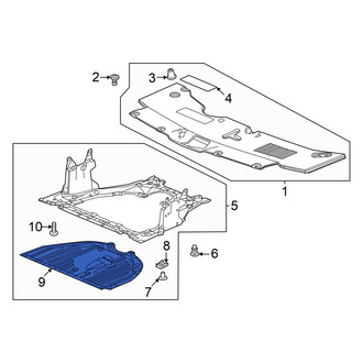 Acura OE - Front Radiator Support Splash Shield