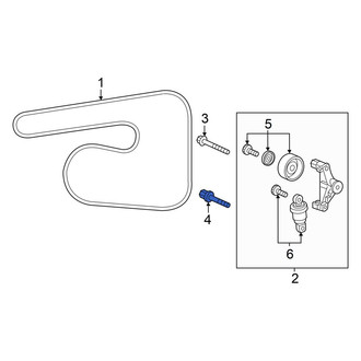 Acura OE - Belt Tensioner Bolt