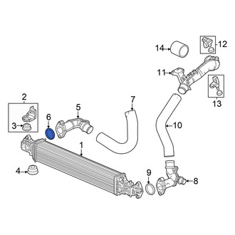 Acura OE - Intercooler Tube Seal