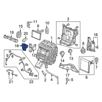 Acura OE - Inner Cabin Air Intake Duct