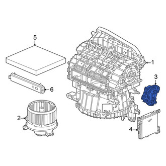 Acura OE - HVAC Air Adjustment Control Motor