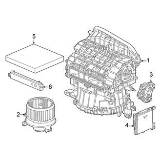 Acura OE - Air Conditioner & Heater - Blower Motor & Fan