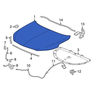 Acura OE - Front Hood Panel