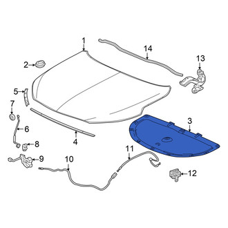 Acura OE - Front Hood Insulation Pad