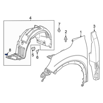 Acura OE - Fender Liner Nut