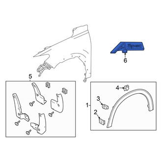 Acura OE - Front Left Fender Emblem
