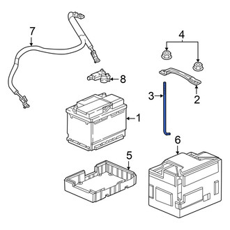 Acura OE - Battery Hold Down Stud