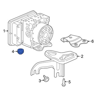 Acura OE - ABS Modulator Insulator