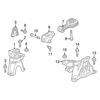 Acura OE - Engine / Transaxle - Engine & Transmission Mounting