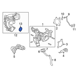Acura OE - Turbocharger Inlet Hose Gasket