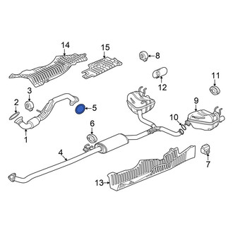 Acura OE - Center Exhaust Muffler Gasket