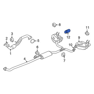 Acura OE - Left Exhaust Tail Pipe Tip