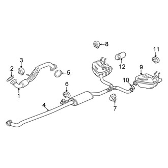 Acura OE - Exhaust System - Exhaust Components
