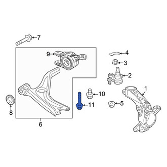 Acura OE - Suspension Control Arm Bolt
