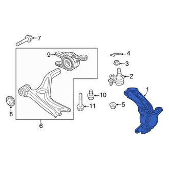 Acura OE - Front Left Steering Knuckle