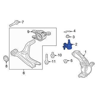 Acura OE - Front Suspension Ball Joint