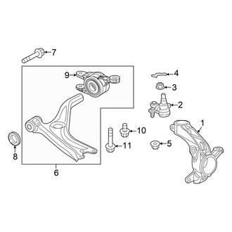 Acura OE - Front Suspension - Suspension Components