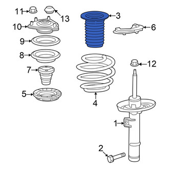 Acura OE - Front Suspension Strut Bellows