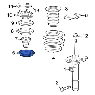 Acura OE - Front Right Upper Coil Spring Insulator