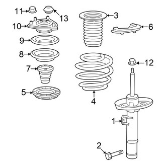 Acura OE - Front Suspension - Struts & Components