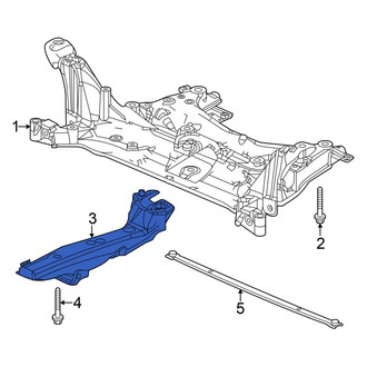 Acura OE - Front Left Suspension Crossmember Reinforcement