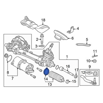 Acura OE - Inner Rack and Pinion Bellows Clamp