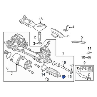Acura OE - Outer Rack and Pinion Bellows Clamp